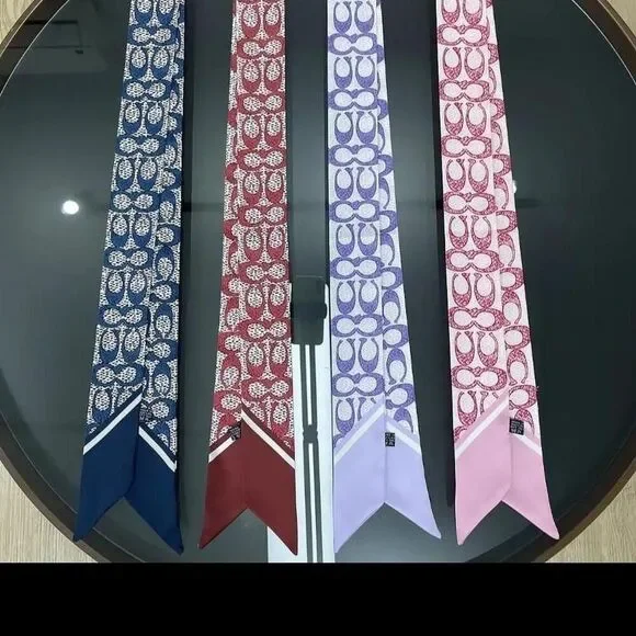 Pink Skinny Scarf - Picture 5 of 5